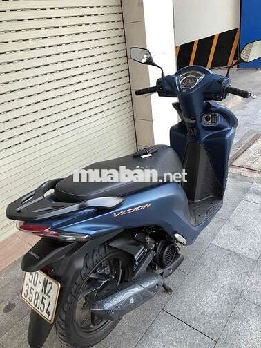 Honda Vision Fi xanh nhám cuối 2022 zin nguyên