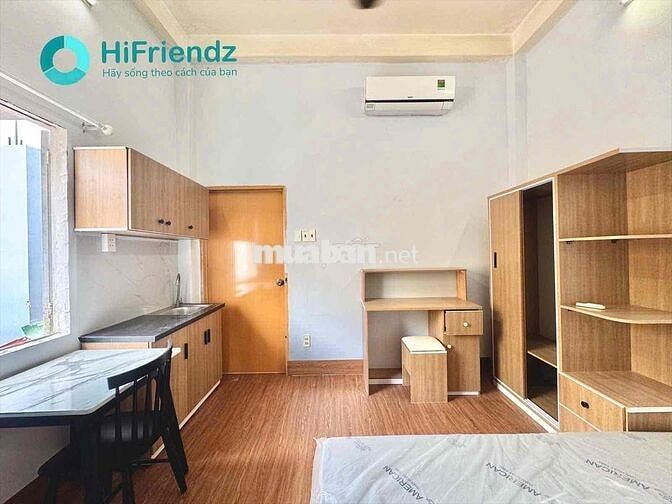 Cho Thuê Phòng Studio Cửa Sổ Lớn Full NT Free Xe Sát Cầu Chữ Y - HF