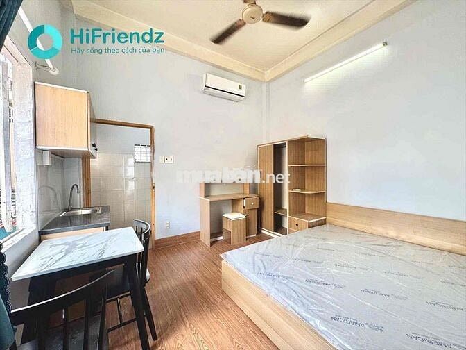 Cho Thuê Phòng Studio Cửa Sổ Lớn Full NT Free Xe Sát Cầu Chữ Y - HF