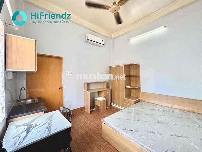 Cho Thuê Phòng Studio Cửa Sổ Lớn Full NT Free Xe Sát Cầu Chữ Y - HF