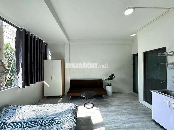 STUDIO - Bancol 35m2, full nội thất + máy giặt riêng, giờ giấc tự do ✅