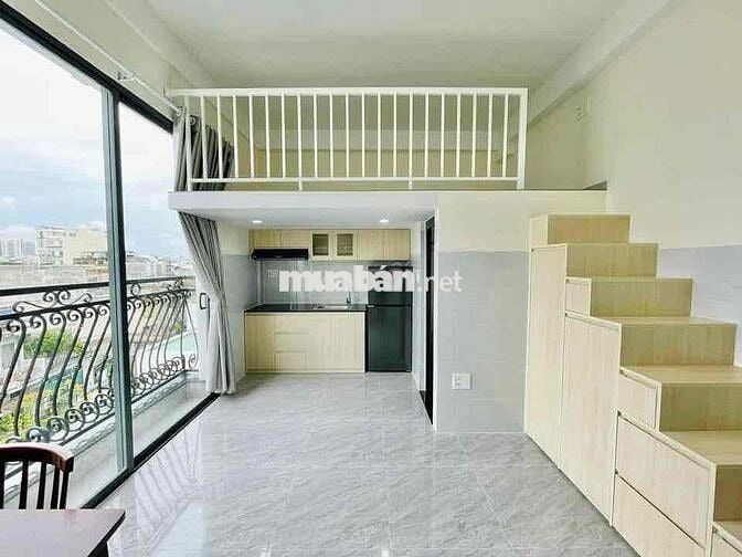 Phòng trọ 35m2 ban công đường Dương Quảng Hàm, Gò Vấp, đầy đủ nội thất