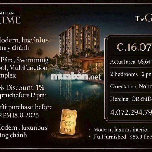 The Gali – Sở hữu căn hộ resort ven sông, chuẩn 5 sao Nam Sài Gòn