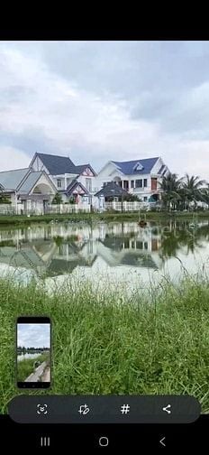970m2 có 469m2 thổ, 2MT, 1MT đường,1MT sông Ông Hiếu, Đông Thạnh,CG