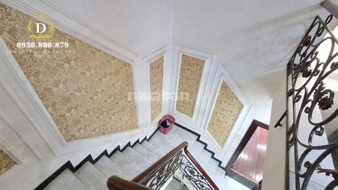 Cho thuê Biệt thự sân vườn, hầm trệt 2 lầu, 5PN, nội thất cao cấp