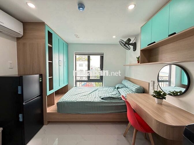 STUDIO 30M2 BAN CÔNG VIEW PHỐ DƯƠNG QUẢNG HÀM GÒ VẤP KẾ Q1 Q3 VLU, IUH