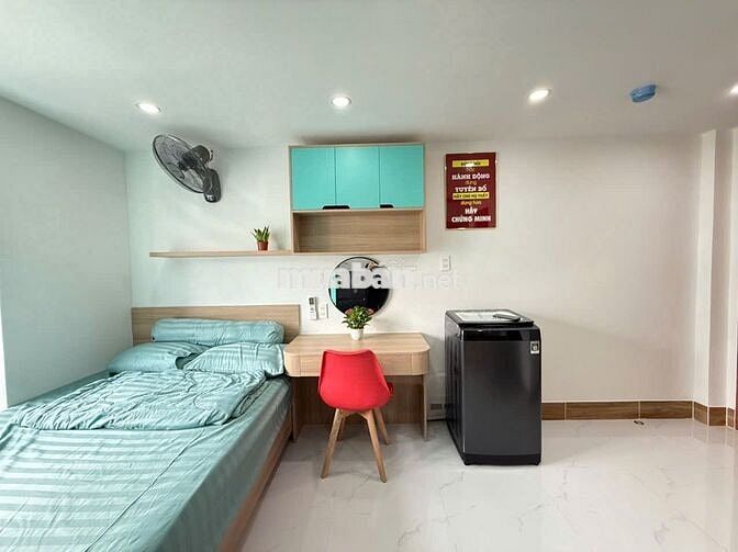 STUDIO 30M2 BAN CÔNG VIEW PHỐ DƯƠNG QUẢNG HÀM GÒ VẤP KẾ Q1 Q3 VLU, IUH