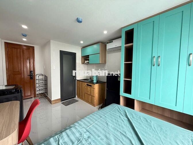 STUDIO 30M2 BAN CÔNG VIEW PHỐ DƯƠNG QUẢNG HÀM GÒ VẤP KẾ Q1 Q3 VLU, IUH