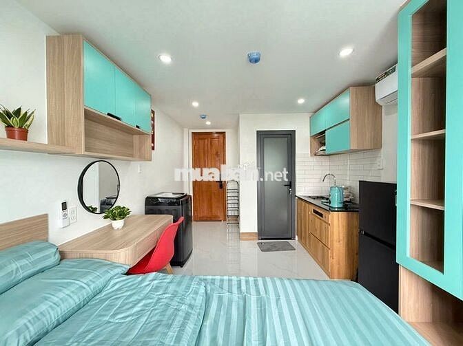 STUDIO 30M2 BAN CÔNG VIEW PHỐ DƯƠNG QUẢNG HÀM GÒ VẤP KẾ Q1 Q3 VLU, IUH