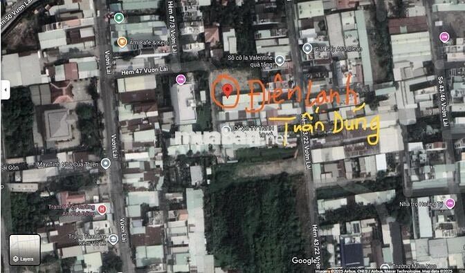 Phòng trọ bình dân 12 m2 có gác lửng, cách chợ Vườn Lài 150m