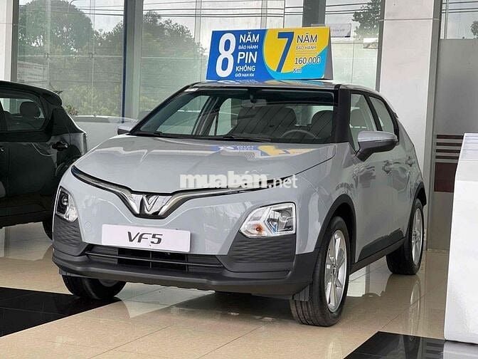 VF5 2025 Plus giảm 21tr tặng 2 năm bảo hiểm.
