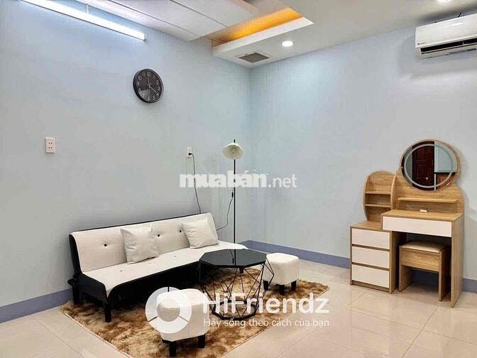 CĂN HỘ DỊCH VỤ FULL NỘI THẤT SIÊU RỘNG GẦN NGÃ TƯ BỐN XÃ