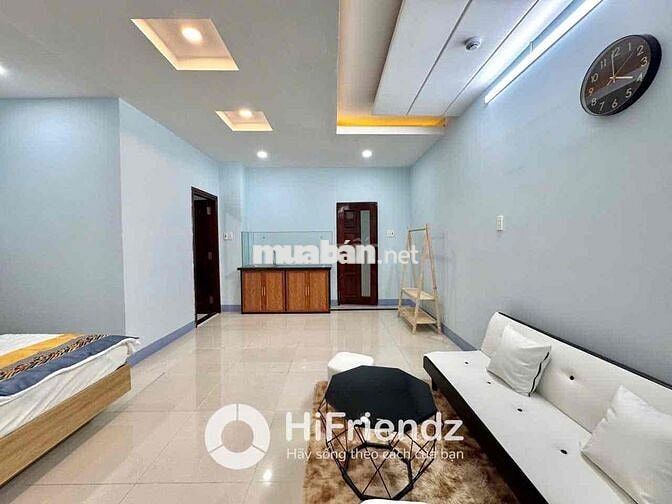 CĂN HỘ DỊCH VỤ FULL NỘI THẤT SIÊU RỘNG GẦN NGÃ TƯ BỐN XÃ