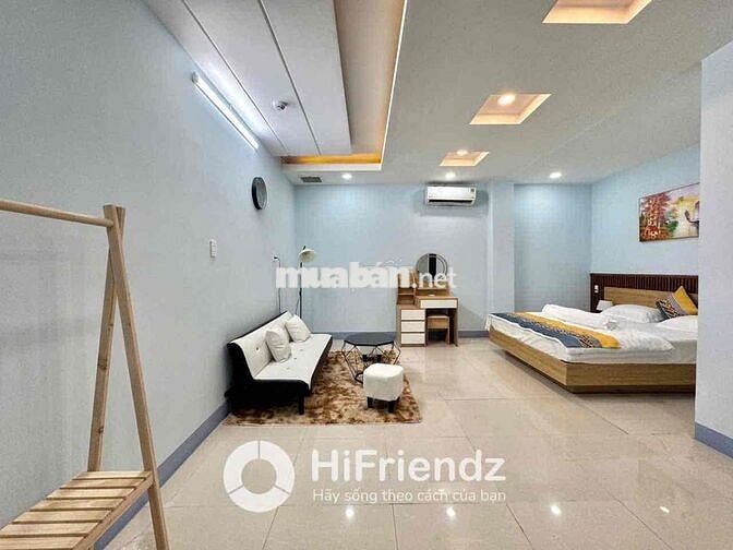 CĂN HỘ DỊCH VỤ FULL NỘI THẤT SIÊU RỘNG GẦN NGÃ TƯ BỐN XÃ