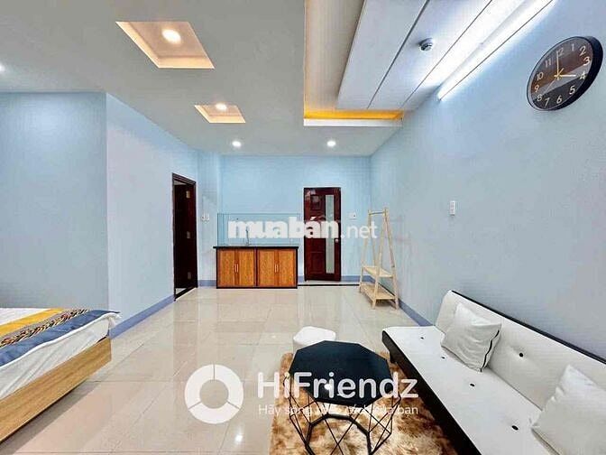 CĂN HỘ DỊCH VỤ FULL NỘI THẤT SIÊU RỘNG GẦN NGÃ TƯ BỐN XÃ