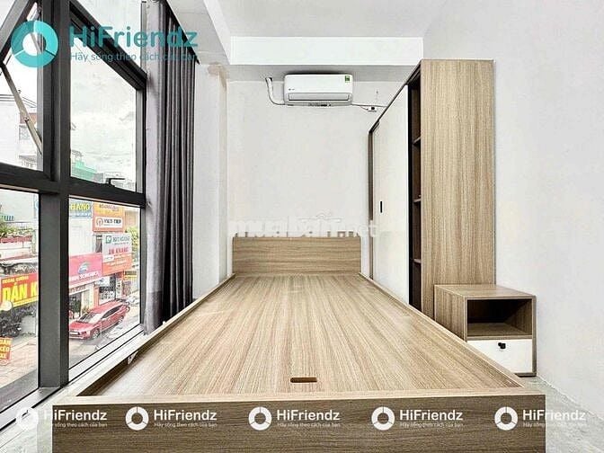 CHO THUÊ 2PN CỬA SỔ TO, NỘI THẤT MỚI CÁCH ĐH BÁCH KHOA 1km