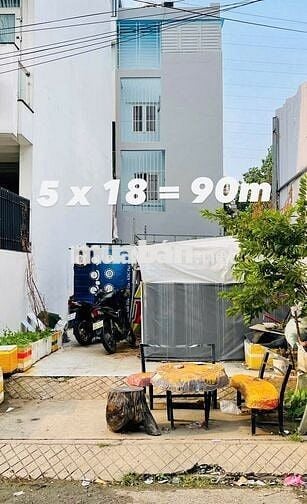 ĐẤT KDC CAO CẤP PHÚ NHUẬN,đối diện UBND quận 12, 5x18, 90m2 giá 5.6 tỷ