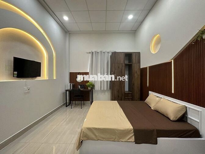 CHO THUÊ CĂN HỘ STUDIO FULL NỘI THẤT NGAY ĐẠI HỌC KINH TẾ TP HCM