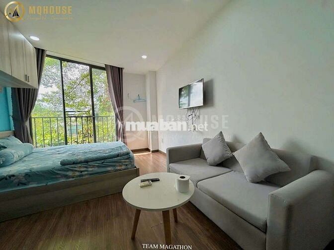 CHO THUÊ 1PN VIEW CHILL BAN CÔNG GẦN HÀNG XANH, TRƯỜNG HUTECH,NGOẠI 8P