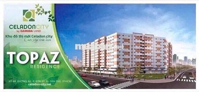 Cho thuê căn hộ 2pn 1wc Dt 73m2 Celadon city Tân Phú
