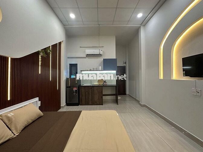 CHO THUÊ CĂN HỘ STUDIO FULL NỘI THẤT NGAY ĐẠI HỌC KINH TẾ TP HCM