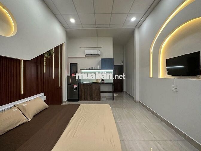 CHO THUÊ CĂN HỘ STUDIO FULL NỘI THẤT NGAY ĐẠI HỌC KINH TẾ TP HCM