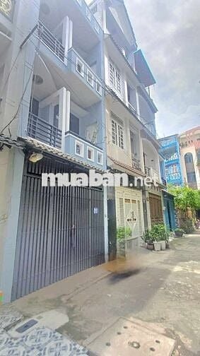 Hẻm xe hơi vô nhà p.14 gò vấp - 50m2 - 4 tầng - 4 phòng ngủ - 6.2 tỷ
