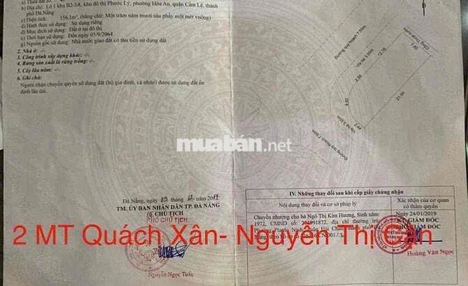 Góc ngã tư Khu Đô Thị Phước Lý 2 mặt tiền đường 7m5