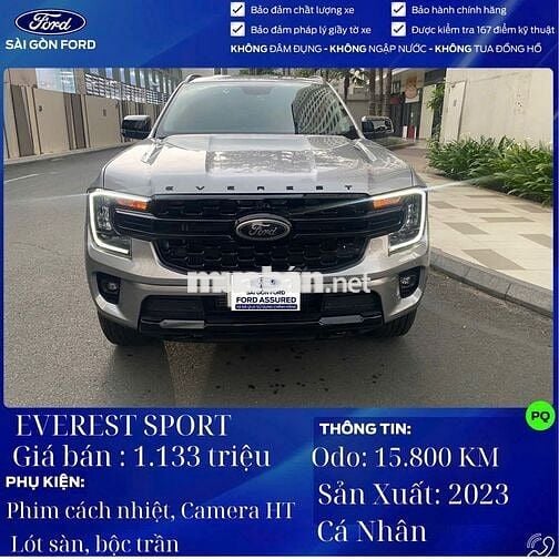 Ford Everest Sport 2023 - BS THCM
