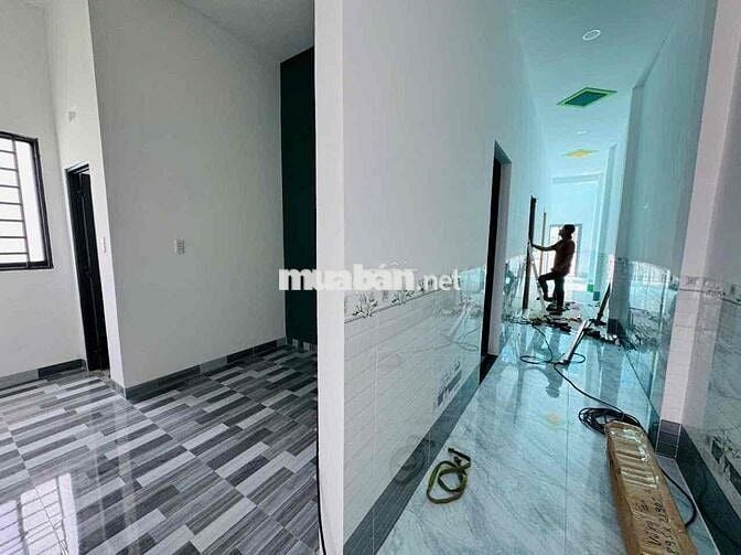 nhà mới xây vừa hoàn thiện xong 95% Villa cấp 4 sổ hồng riêng đất thổ