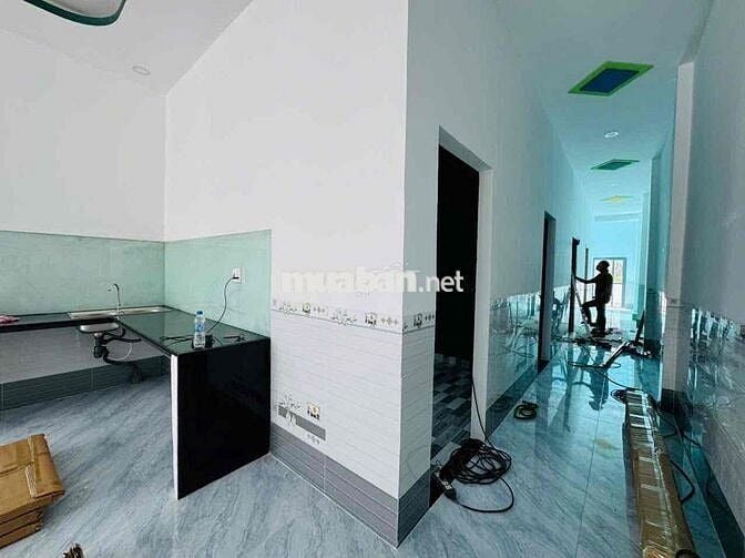 nhà mới xây vừa hoàn thiện xong 95% Villa cấp 4 sổ hồng riêng đất thổ