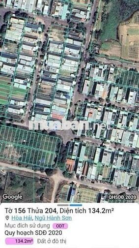khu phú mỹ an. chủ gởi bán lô góc dt: 133m giá 6ty9