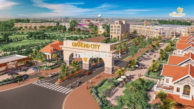Đất nền Diamond City. DT 90m2, sổ hồng trao tay CK khủng đến 35%