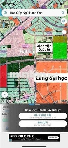 Bán lô đất cạnh LÀNG ĐẠI HỌC, DTĐ 240M2, sát Mai Đăng Chơn