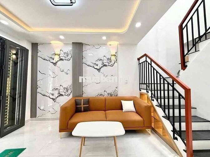 NHÀ XÂY MỚI ĐẸP XVNT - SHR - TRUNG TÂM BÌNH THẠNH -