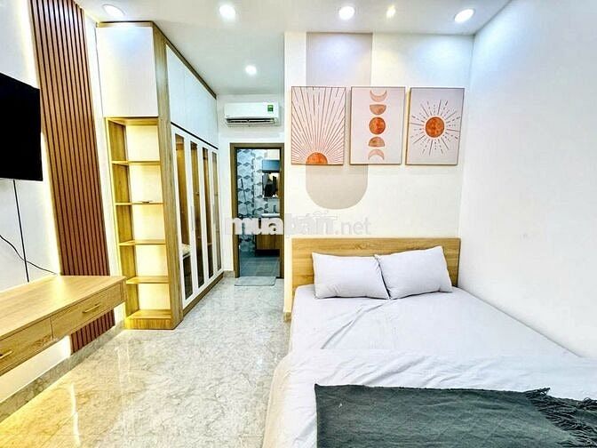 Nhà mới xây gần Huỳnh Văn Bánh Phú Nhuận 5 tầng 3m8 x 7m5 nhỉnh 6t