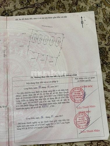 Bán đất mặt tiền Vũng Tàu đã lên TP