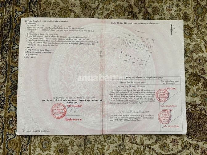 Bán đất mặt tiền Vũng Tàu đã lên TP