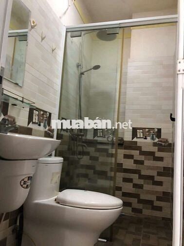 Nhà đẹp hẻm xe tải thông p9 GV. 4x16m lửng 2lầu sân thượng trước sau