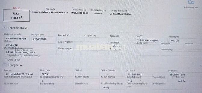 Xipo cam 4 món zin suzuki 120
