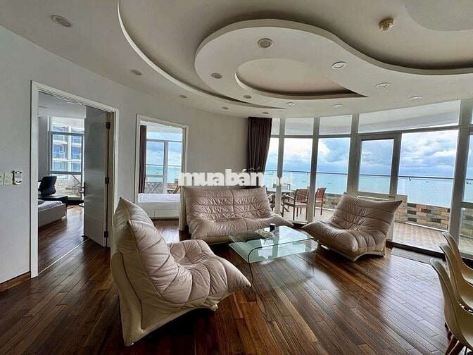 Cho thuê chung cư 2PN full nội thất view bao trọn biển
