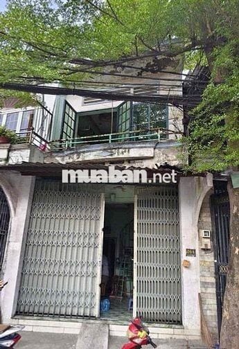nhà mặt tiền HT13 1 trệt 1 lầu . sổ đỏ chung . số nhà quận.