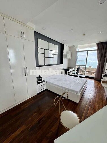 Cho thuê chung cư 2PN full nội thất view bao trọn biển