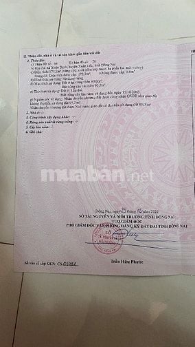 Bán đất, có nhà trên đất. Chính chủ