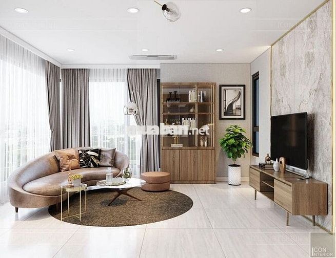Cho thuê gấp căn hộ 103m2, 3PN, 2WC, full nội thất chung cư Kingdom