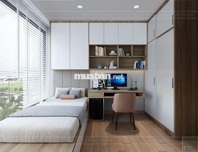 Cho thuê gấp căn hộ 103m2, 3PN, 2WC, full nội thất chung cư Kingdom