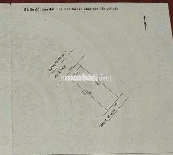 Bán lô đất mặt tiền đường An Hải Bắc 1 tặng nhà cấp 4, Sơn Trà.