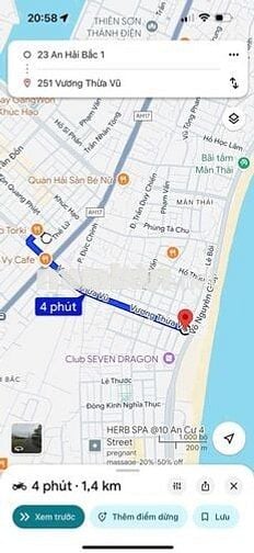 Bán lô đất mặt tiền đường An Hải Bắc 1 tặng nhà cấp 4, Sơn Trà.