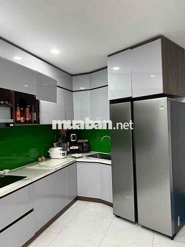 Nhà MỚI ĐẸP HẺM XE TẢI P8: trệt lửng 2 lầu, Full Nội Thất