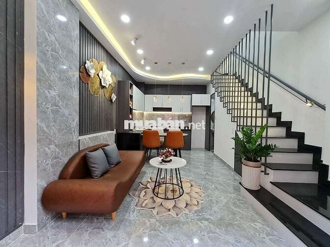 Nhà 3 tầng sát mặt tiền đường số 27 Phường 6 quận Gò Vấp không lộ giới